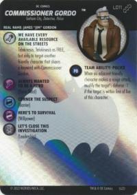 heroclix heroclix batman team up commissioner gordo l011