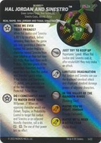 heroclix heroclix batman team up hal jordan and sinestro l052a