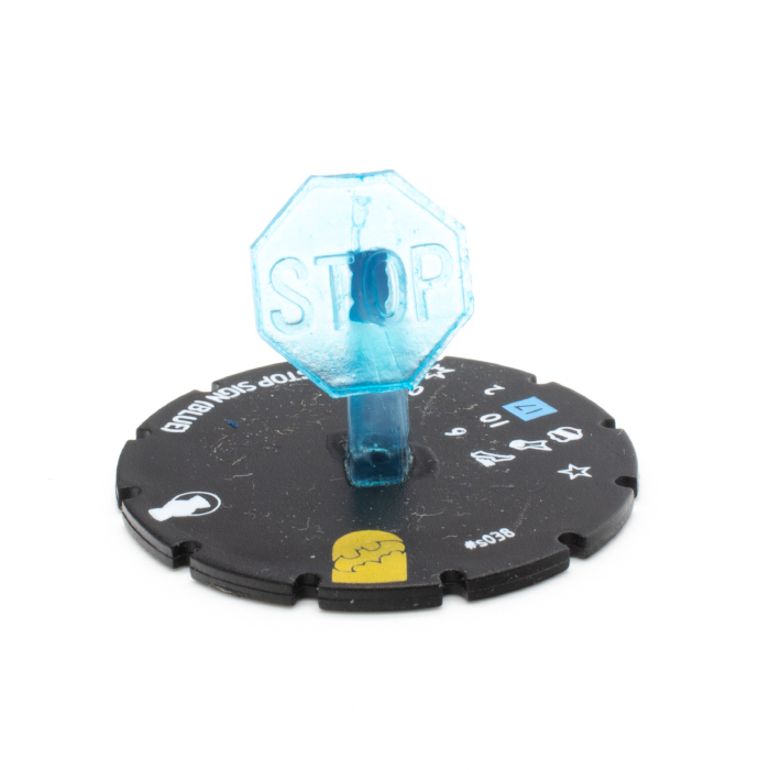 Stop Sign (Blue) - s038
