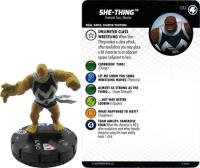 heroclix marvel fantastic four she thing 012