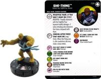 heroclix marvel fantastic four she thing 028