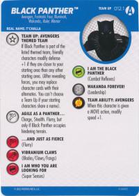 heroclix marvel heroclix avengers forever black panther 012 1