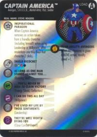 heroclix marvel heroclix avengers forever captain america l040