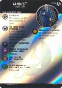 heroclix marvel heroclix avengers forever jarvis l034