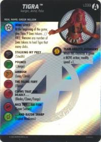 heroclix marvel heroclix avengers forever tigra l033