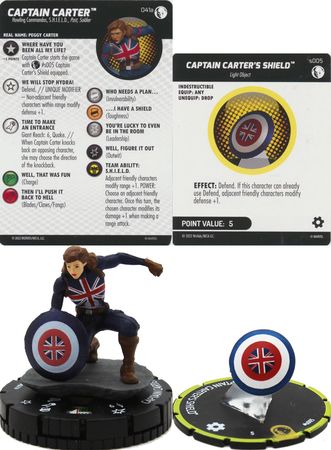 Captain Carter with Captain Carter's Shield - 041a & s005