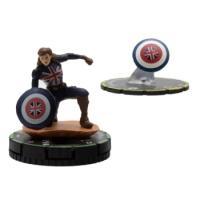 heroclix marvel studios disney plus captain carter with captain carter s shield 041b s005