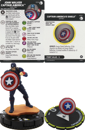 John Walker Captain America with Captain America's Shield - 037a & s002