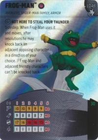 heroclix spider man beyond amaizing frog man l048