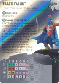 heroclix wheels of vengeance black talon l043
