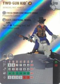 heroclix wheels of vengeance two gun kid l049