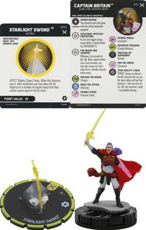 Captain Britain with Starlight Sword - 045 & s005