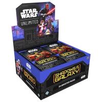 star wars unlimited sealed products shadows of the galaxy booster display