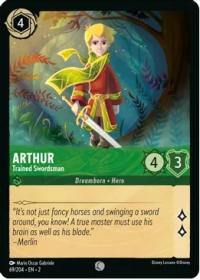 lorcana rise of the floodborn arthur trained swordsman