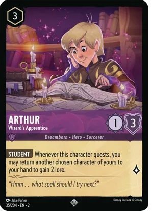 Arthur - Wizard's Apprentice - Foil