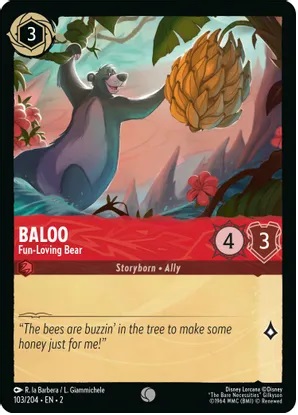 Baloo - Fun-Loving Bear - Foil