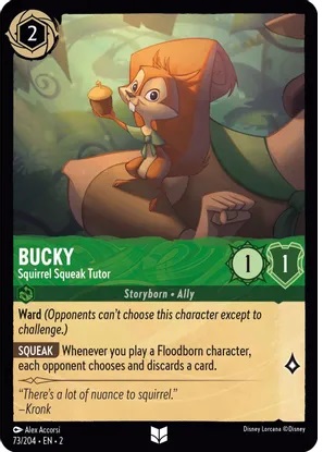 Bucky - Squirrel Squeak Tutor - Foil