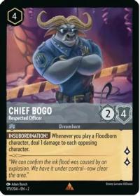 lorcana rise of the floodborn chief bogo respected officer