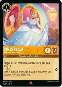 lorcana rise of the floodborn cinderella ballroom sensation