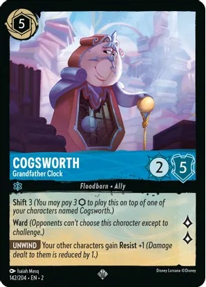 Cogsworth - Grandfather Clock - Foil