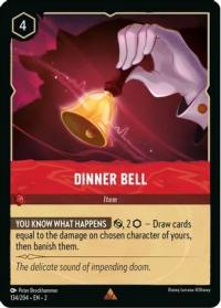 lorcana rise of the floodborn dinner bell foil