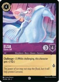 lorcana rise of the floodborn elsa gloves off