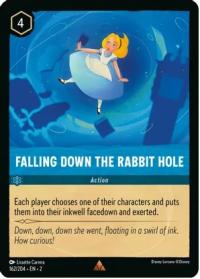 lorcana rise of the floodborn falling down the rabbit hole