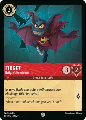 Fidget - Ratigan's Henchman - Foil