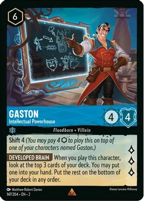 Gaston - Intellectual Powerhouse - Foil