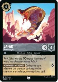lorcana rise of the floodborn jafar dreadnought