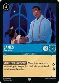 lorcana rise of the floodborn james role model foil