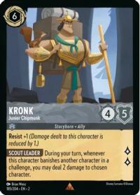 lorcana rise of the floodborn kronk junior chipmunk foil