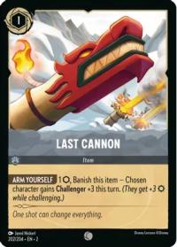 lorcana rise of the floodborn last cannon foil