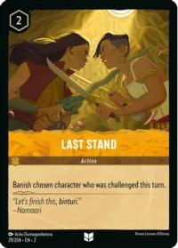 lorcana rise of the floodborn last stand foil