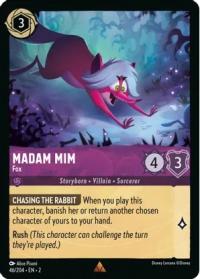 lorcana rise of the floodborn madam mim fox foil