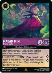 lorcana rise of the floodborn madam mim rival of merlin