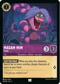 lorcana rise of the floodborn madam mim snake