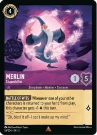 lorcana rise of the floodborn merlin shapeshifter