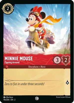 Minnie Mouse - Zipping Around - Foil