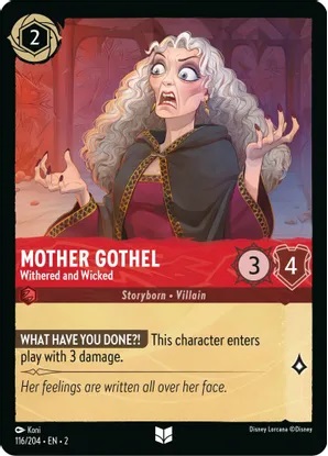 Mother Gothel - Withered and Wicked - Foil