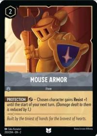 lorcana rise of the floodborn mouse armor foil