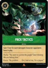 lorcana rise of the floodborn pack tactics foil