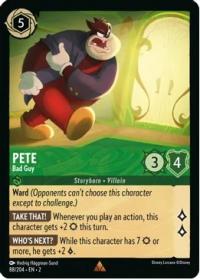 lorcana rise of the floodborn pete bad guy