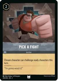 lorcana rise of the floodborn pick a fight