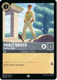 lorcana rise of the floodborn prince naveen penniless royal