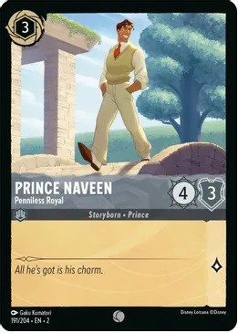 Prince Naveen - Penniless Royal - Foil