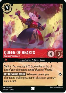 Queen of Hearts - Sensing Weakness