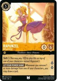 lorcana rise of the floodborn rapunzel gifted artist