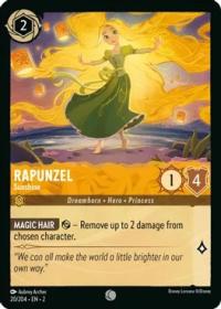 lorcana rise of the floodborn rapunzel sunshine