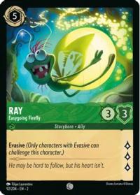 lorcana rise of the floodborn ray easygoing firefly foil